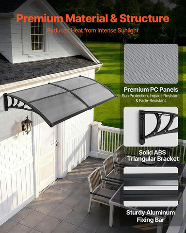 VEVOR ABS brackets provide strong support for outdoor use