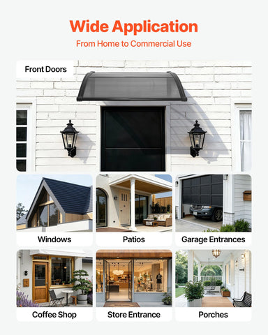 VEVOR DIY install kit enables simple one-person setup for easy mounting.