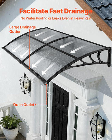 VEVOR Awnings provides full coverage canopy for sun, rain, and snow protection