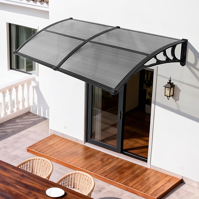 VEVOR Smoky gray exterior enhances curb appeal and modern look