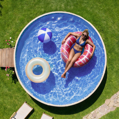 VEVOR backyard pool liner enhances curb appeal with a sleek, polished look