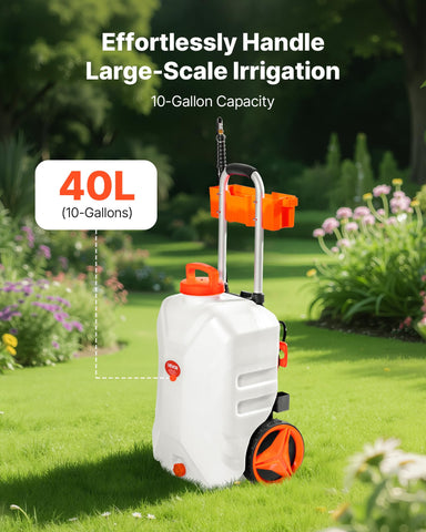 VEVOR sprayer with adjustable 0-80 PSI for precise coverage.