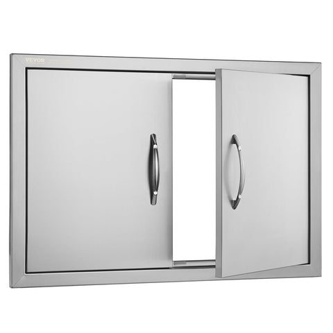 VEVOR BBQ Access Door dimensions guide to help accurate opening