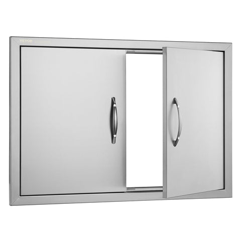VEVOR BBQ Access Door wall-mounted with handles for simple island access