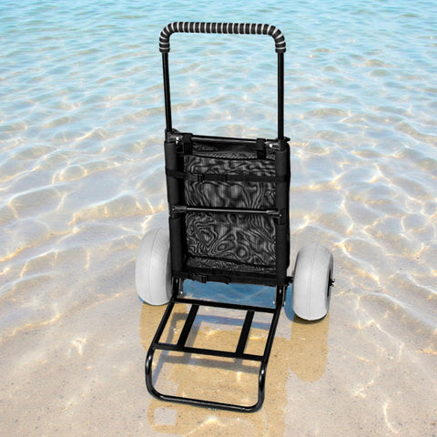 VEVOR Beach Cart adapts to beach, camping, and more.