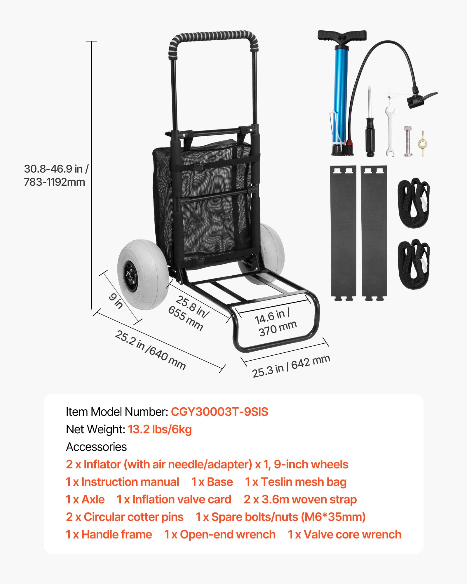 VEVOR Straps secure cargo for stable transport.