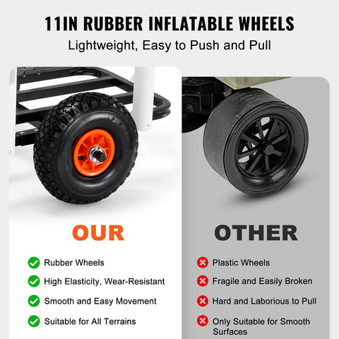 VEVOR cart dimensions and 200 lb capacity support gear, keeps beach days stress-free.