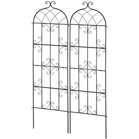 VEVOR decorative garden trellis enhances curb appeal while supporting vines