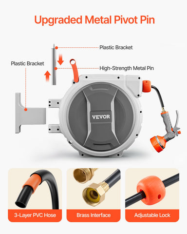 VEVOR brass 3-4in interface ensures secure, durable hose connections