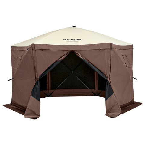 VEVOR brown color complements patios and lawns for versatile outdoor use.