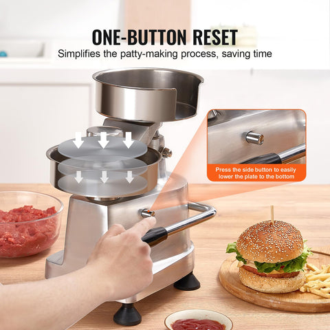 Includes 1500 burger papers with the VEVOR patty maker for quick prep.