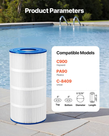 VEVOR C900 compatibility image highlights Hayward C900 replacement fit