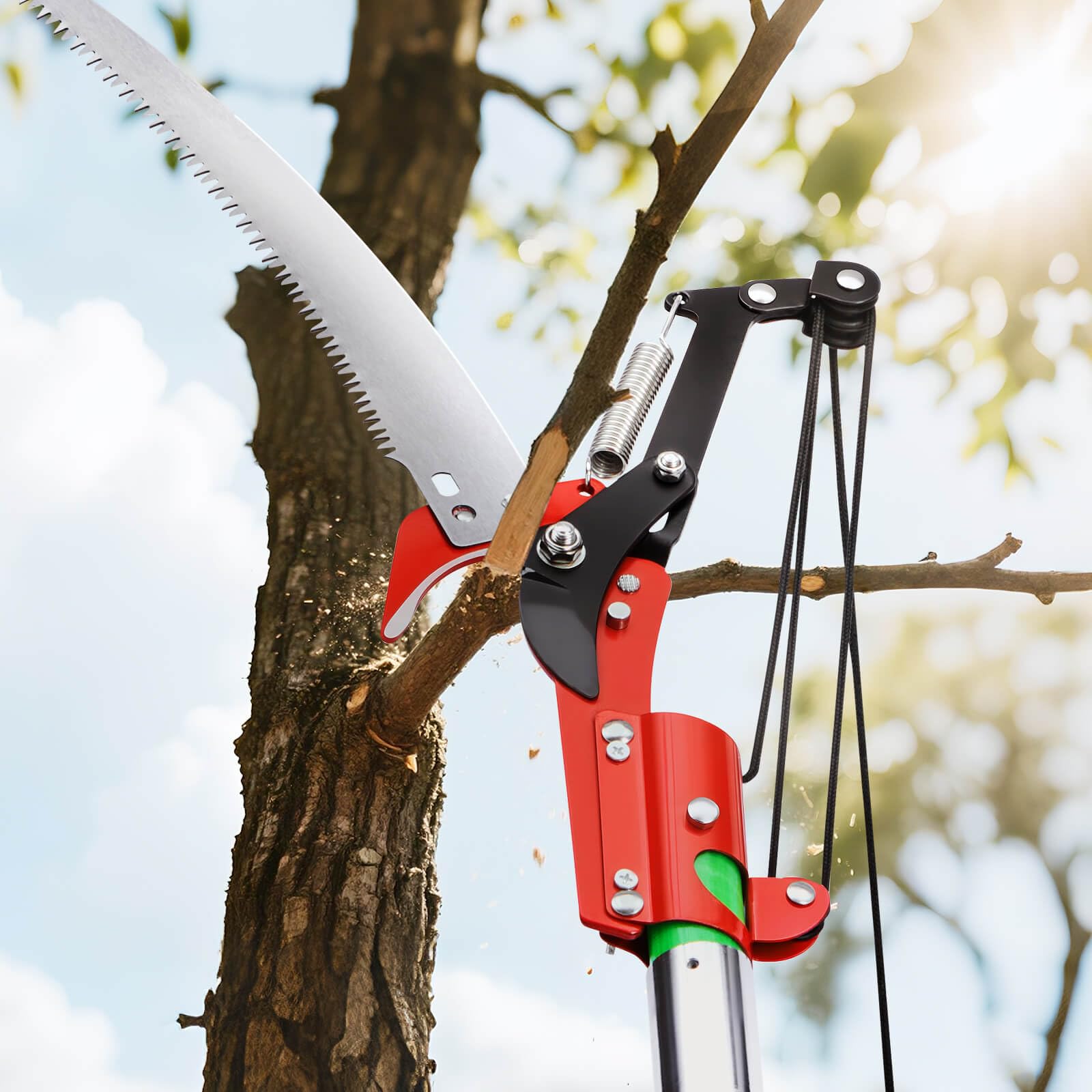 VEVOR carrying bag keeps the pole saw organized and portable