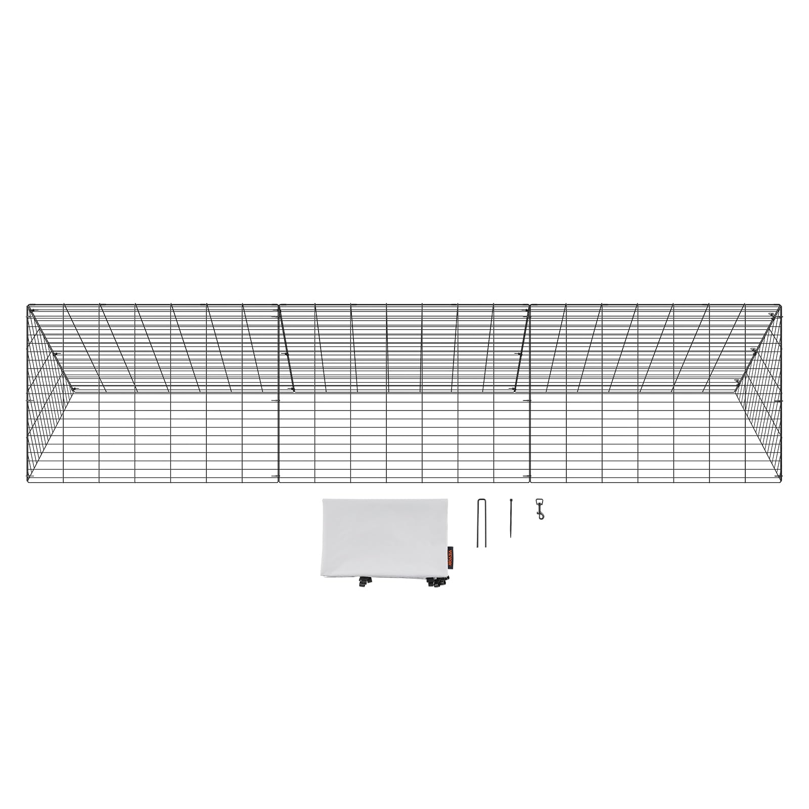 VEVOR chicken tunnel ready-for-outdoors mobile run for active birds
