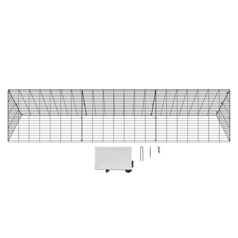 VEVOR chicken tunnel ready-for-outdoors mobile run for active birds