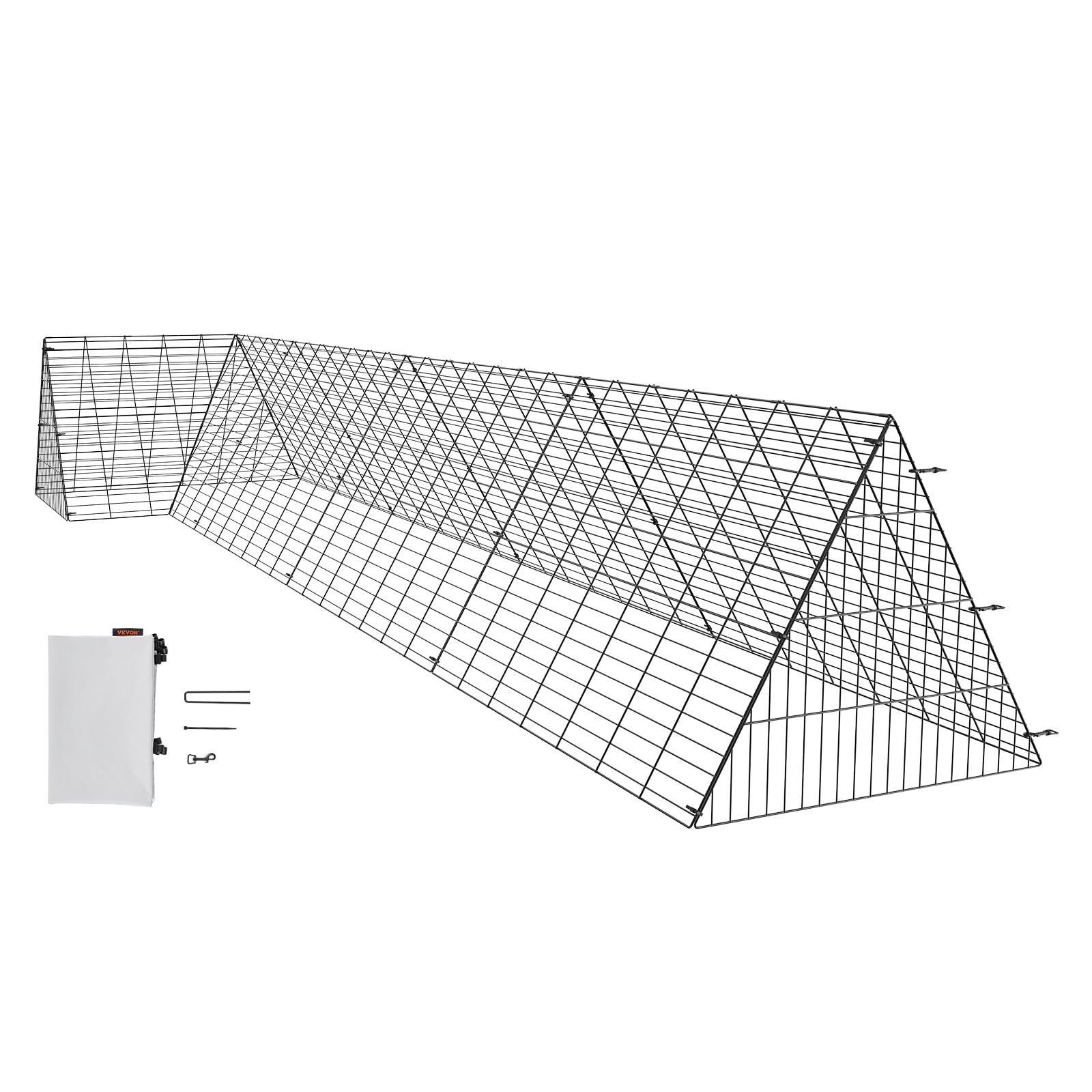VEVOR chicken tunnel yard with corner frame for secure free-range play