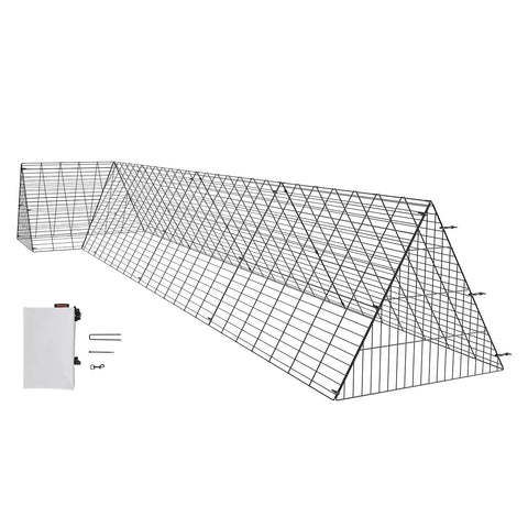 VEVOR chicken tunnel yard with corner frame for secure free-range play