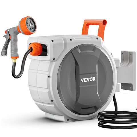 VEVOR compact design keeps storage neat while covering large watering areas