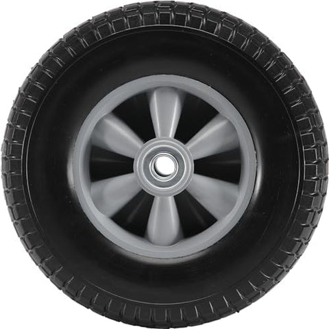 VEVOR 10-inch solid PU wheels fit hand trucks and carts.