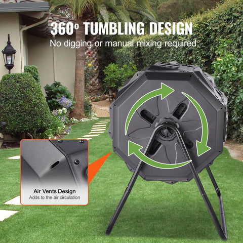 BPA-free PP construction ensures safe outdoor use