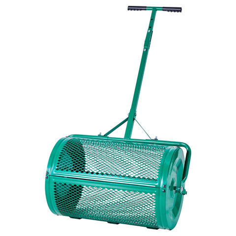 VEVOR compost spreader with push handle for precise control and small-area coverage