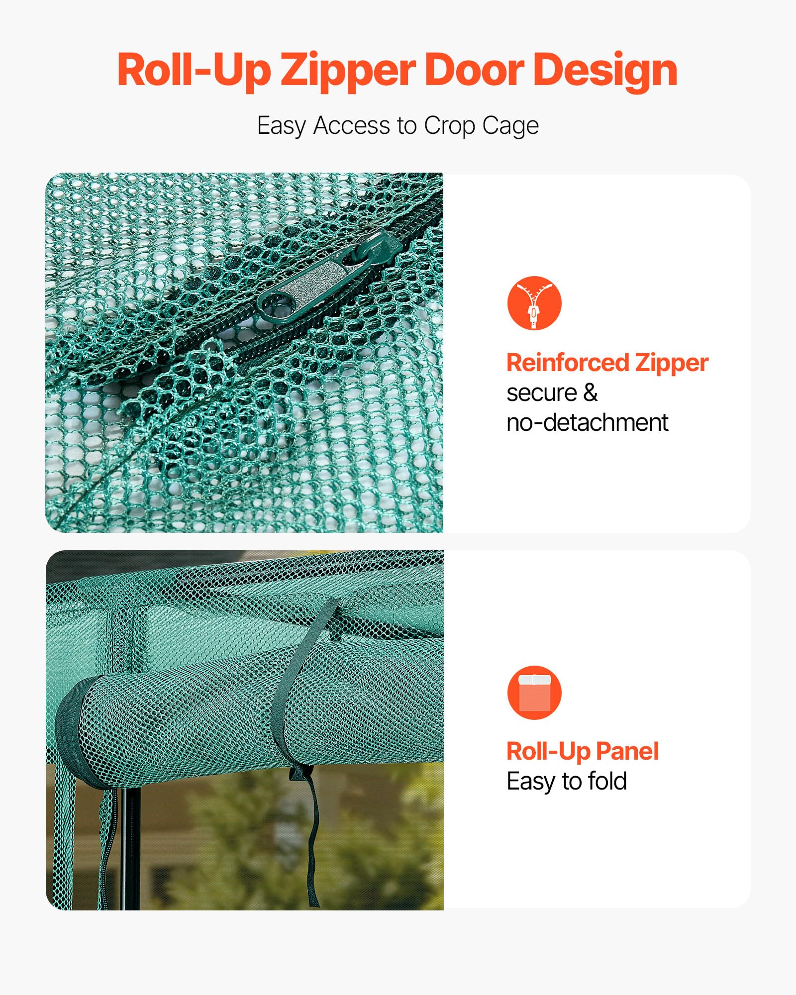 VEVOR crop cage mesh with air holes for light and water.
