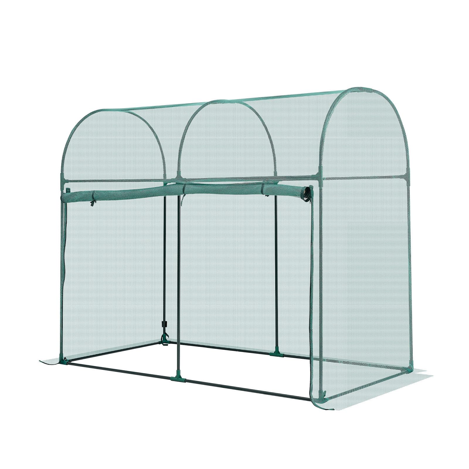 VEVOR Crop Cage protecting crops in a sunlit garden.