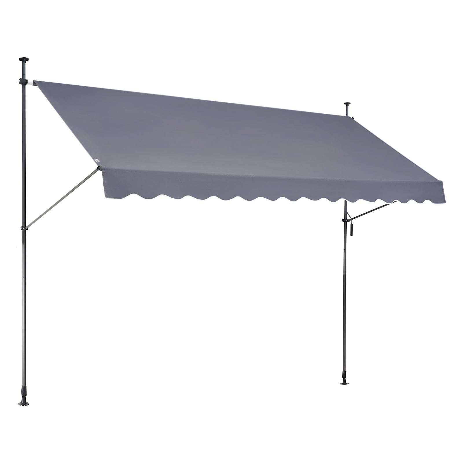 VEVOR dark gray canopy complements outdoor spaces