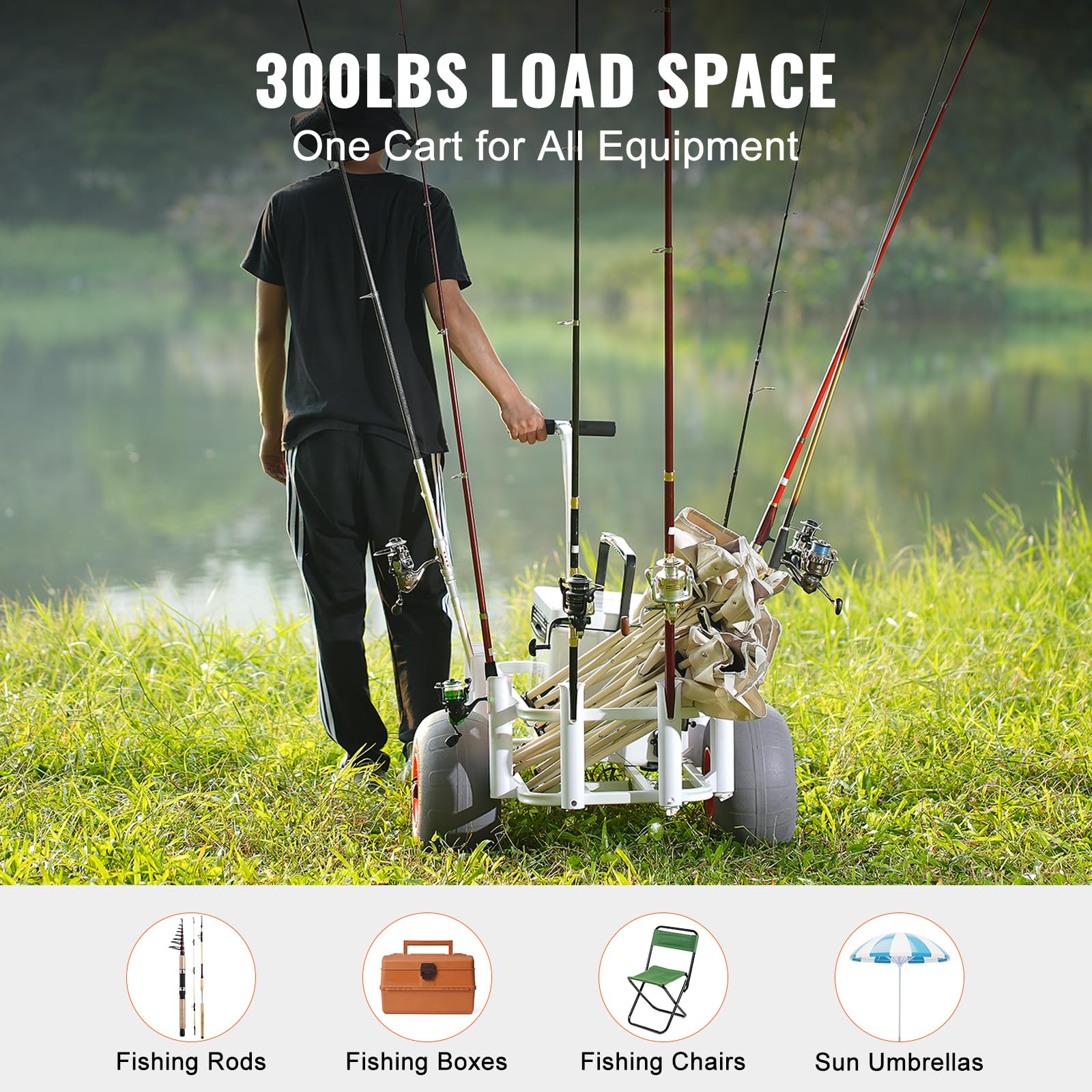 VEVOR detachable structure makes storage simple after use.