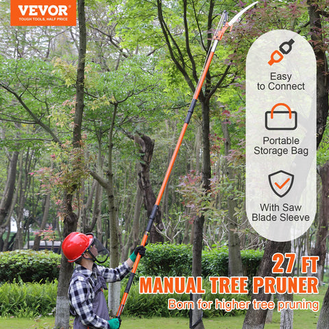 VEVOR pole saw with secure double-lock joints