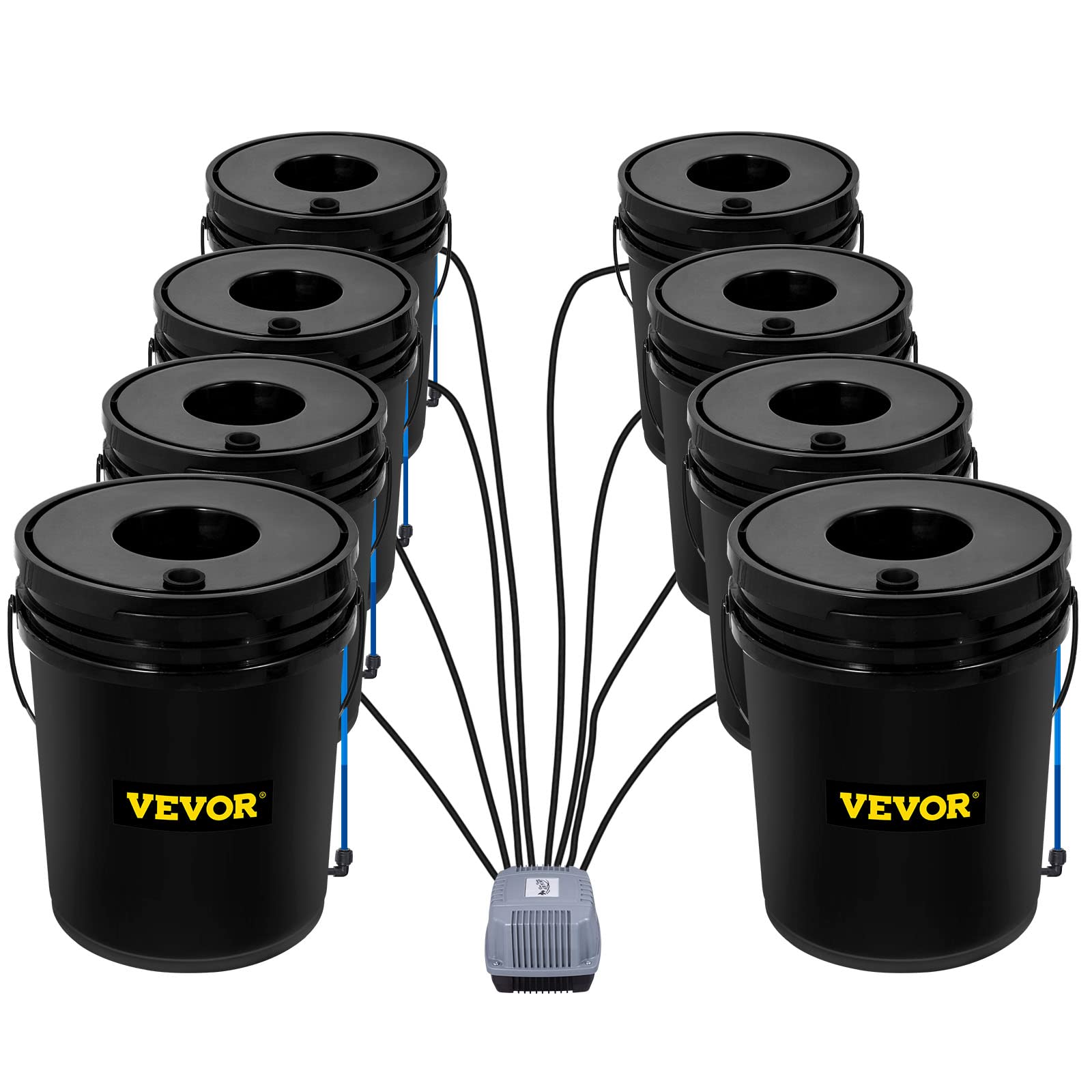 VEVOR DWC greenhouse setup enabling year-round crop production