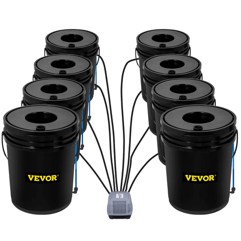 VEVOR DWC greenhouse setup enabling year-round crop production