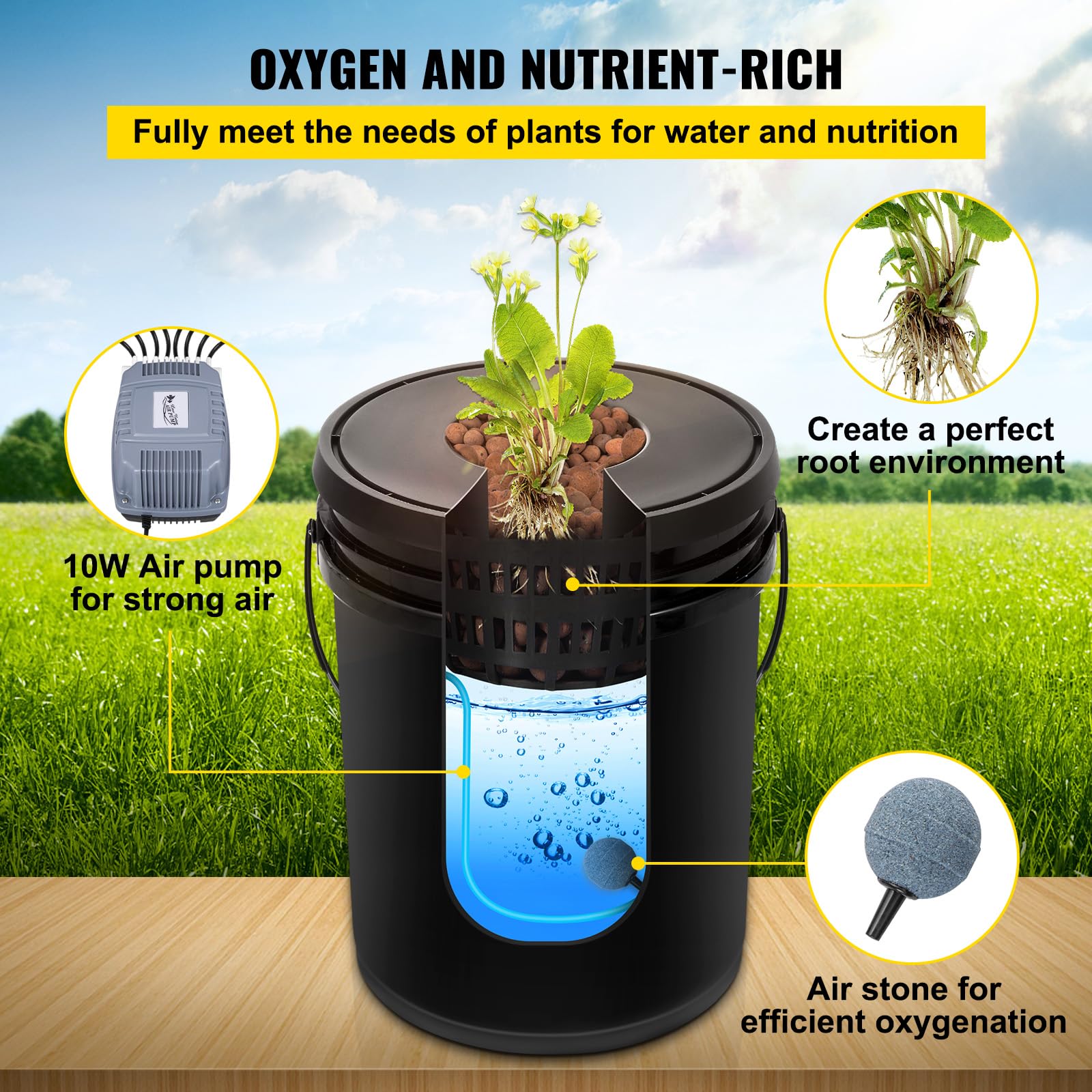 VEVOR DWC in a grow tent setup for indoor cultivation