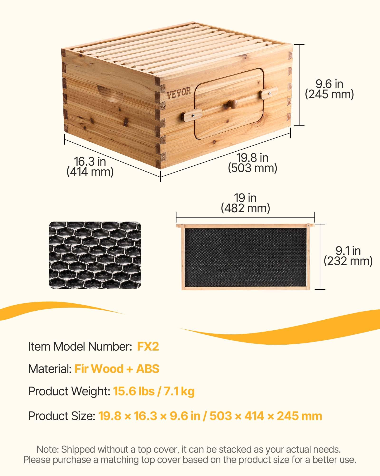 VEVOR dovetail construction makes assembly quick and simple