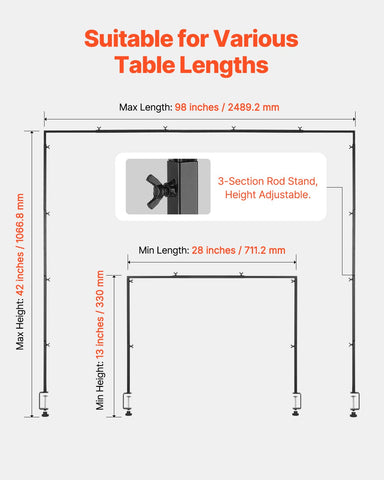VEVOR easy-installation with hand-tightened screws for quick assembly