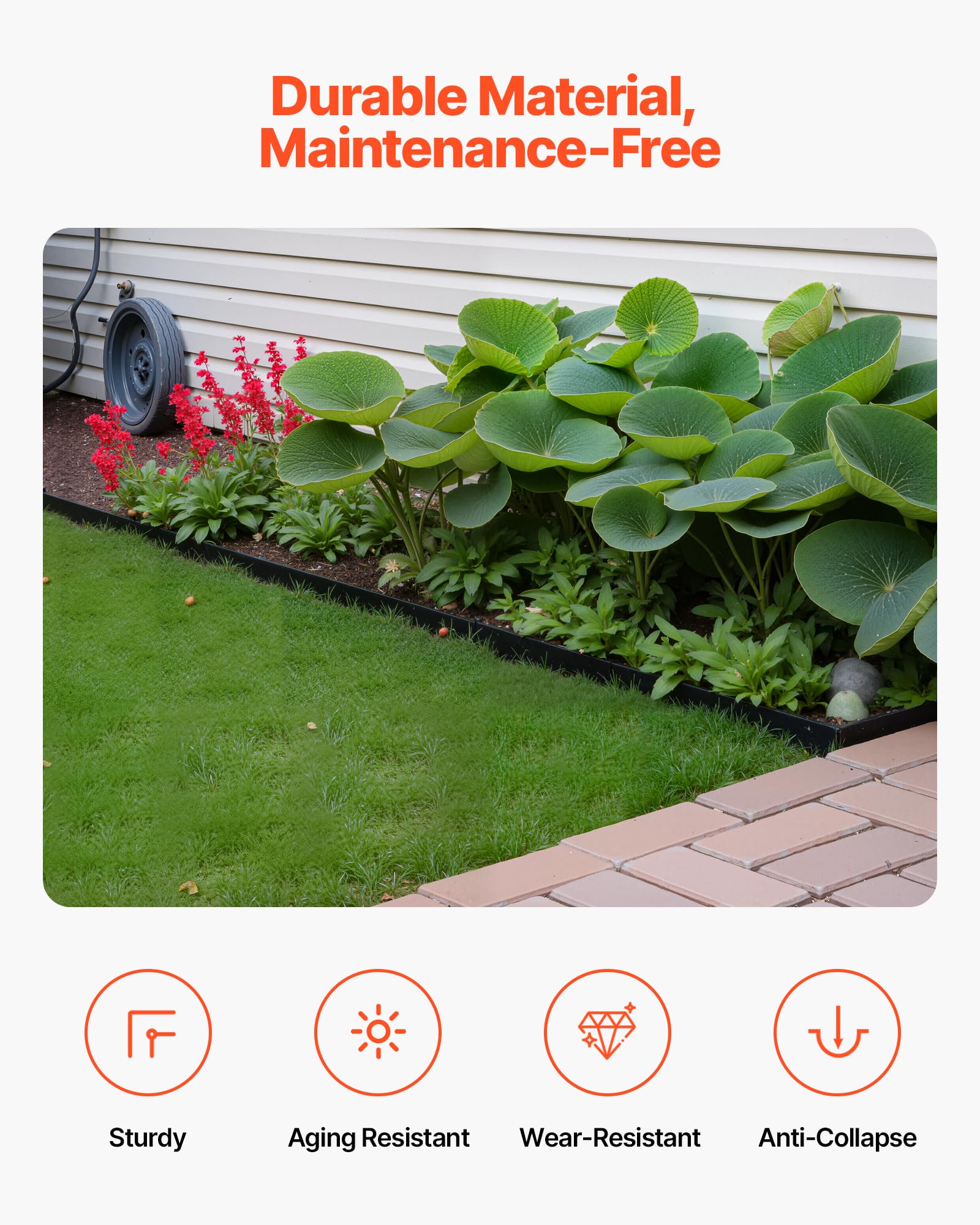 VEVOR easy no-dig install edging saves time during setup