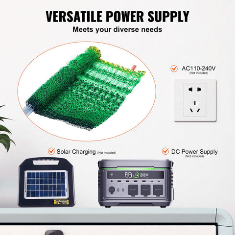 Electric current control panel for VEVOR fence netting
