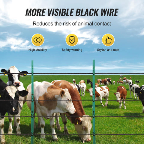 VEVOR polywire rust and UV resistant stays durable across seasons.