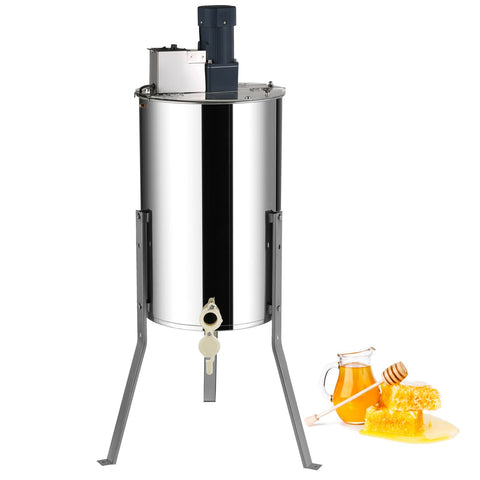 VEVOR electric honey extractor with 2-4 frame capacity for efficient harvest