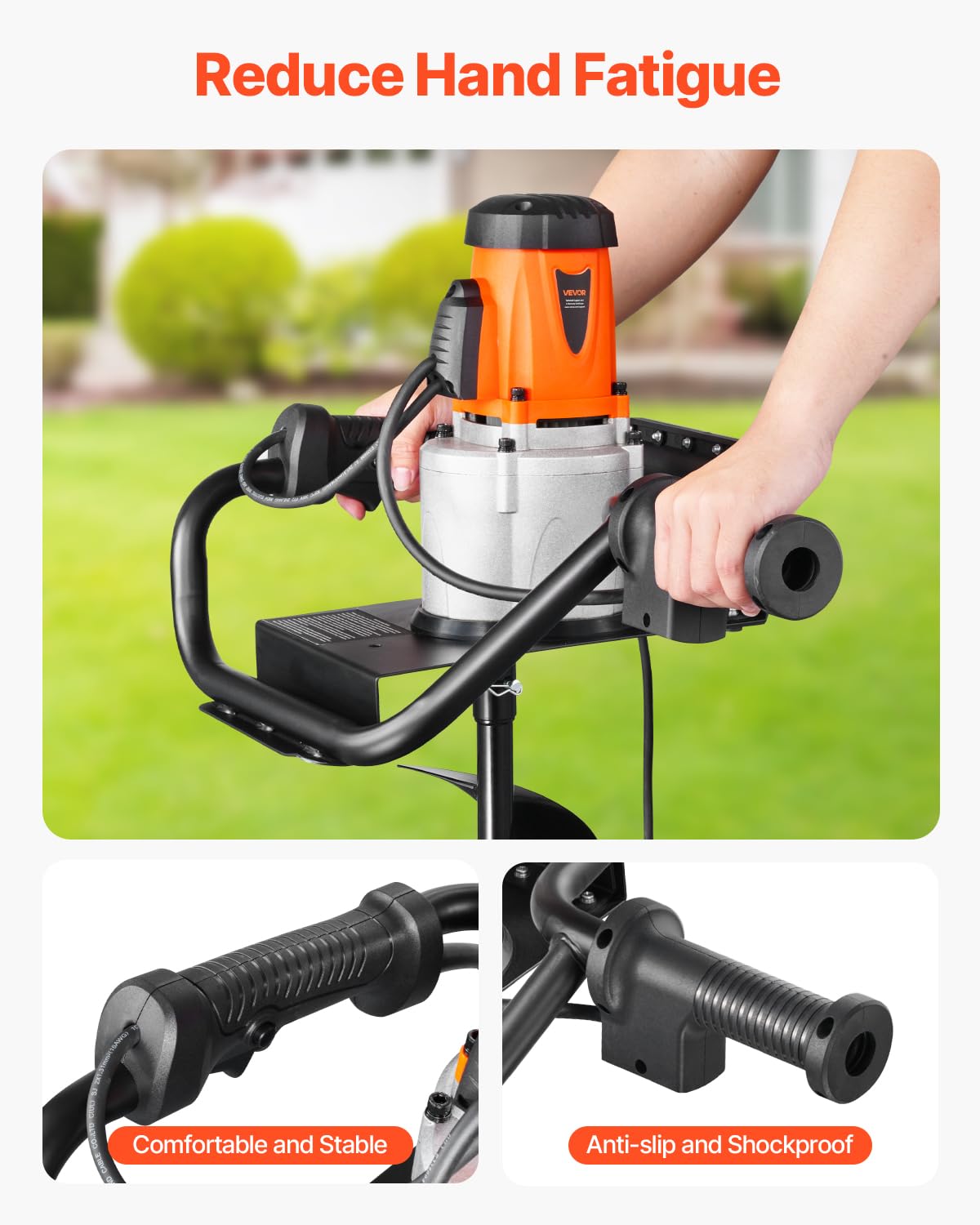 Extension rod enables deeper holes for fence posts and trees