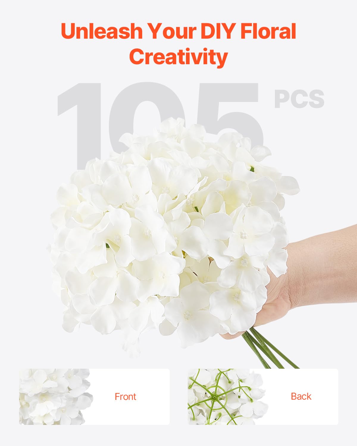 VEVOR fade-resistant silk blooms stay vibrant without daily care.