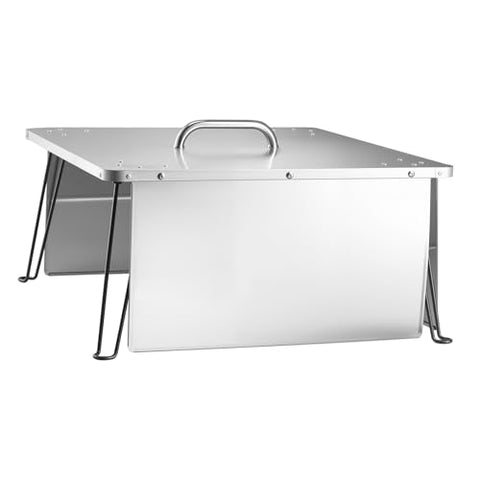 VEVOR Fire Pit Heat Deflector suitable for wood-burning bonfires and backcountry stoves.