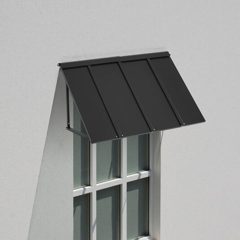 VEVOR fixed metal awning 44x24 DIY assembly included with all hardware.