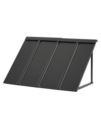 VEVOR fixed metal awning 44x24 front view provides sturdy weather protection.