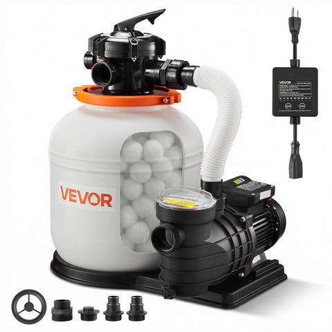 VEVOR FlashPure pump assembly ready for quick setup and efficient filtration