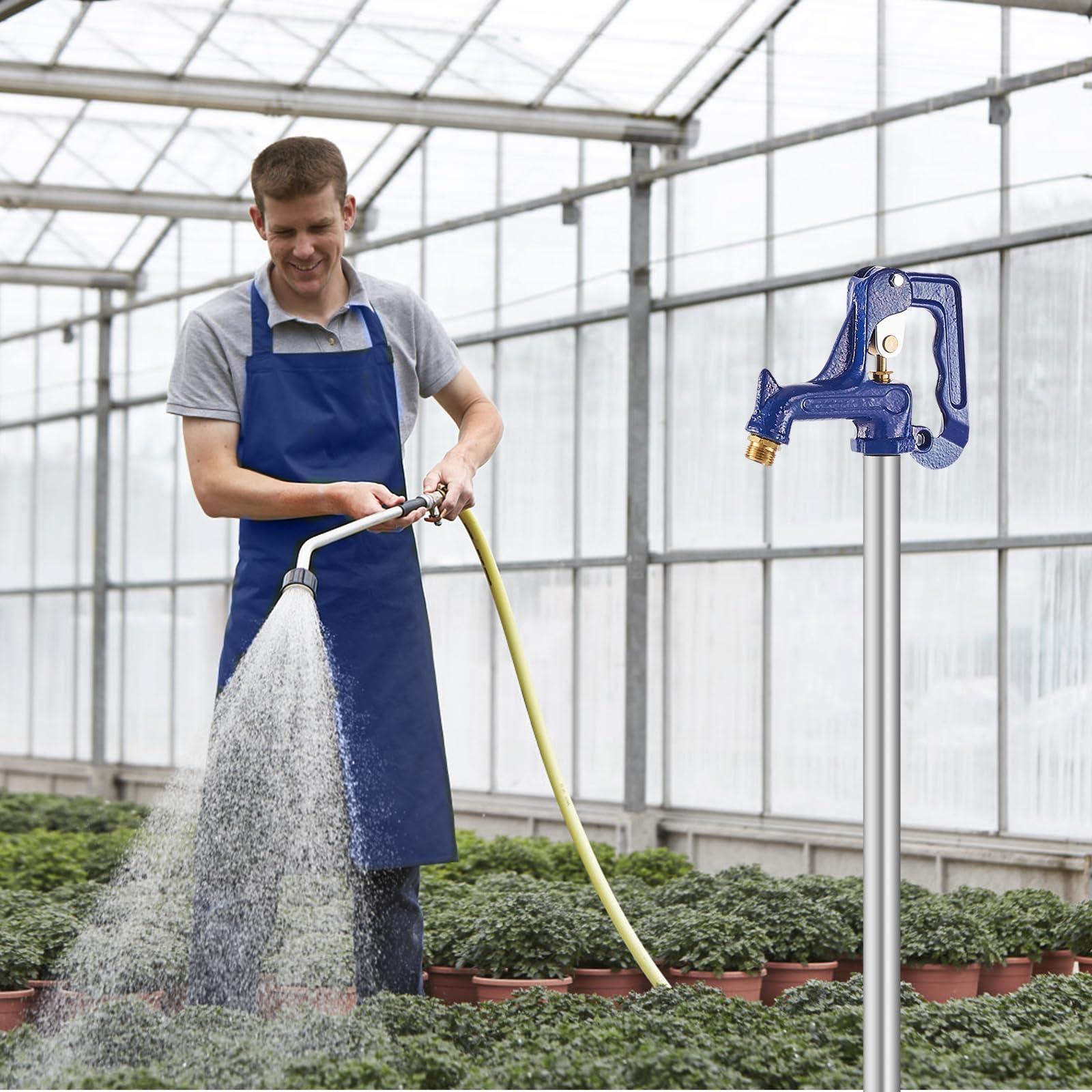 VEVOR Frost Proof Yard Hydrant bottom drainage hole for water management