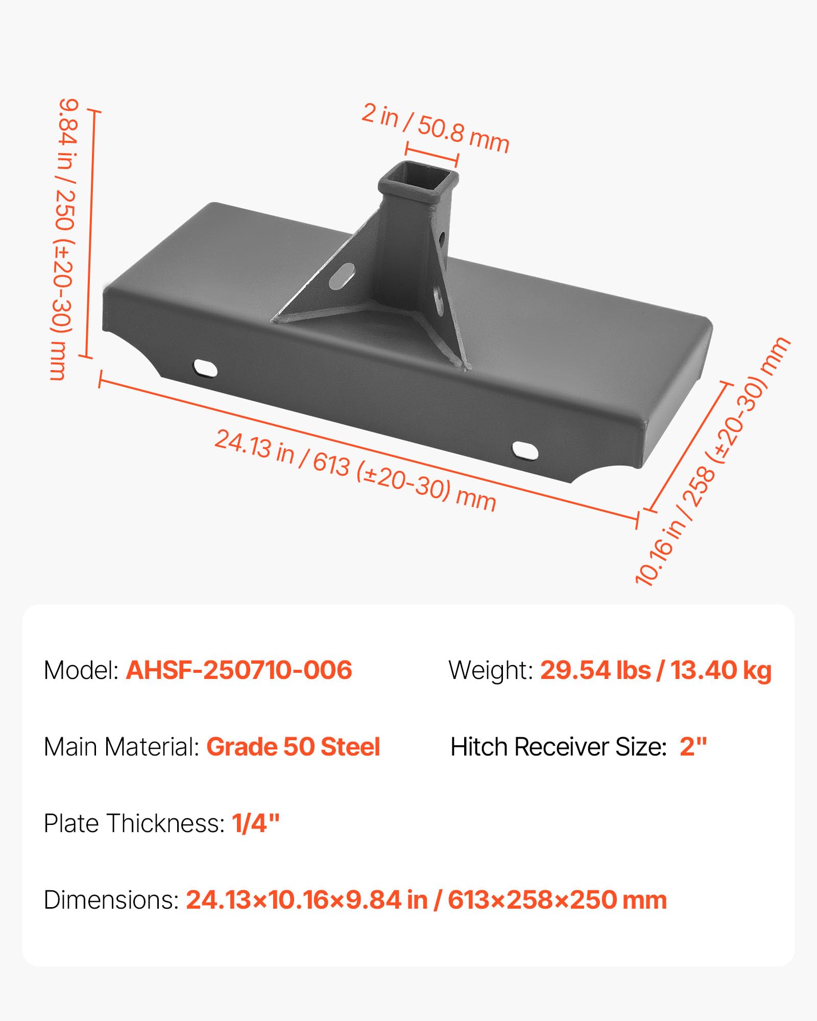 VEVOR fully welded construction ensures stable, reliable operation.