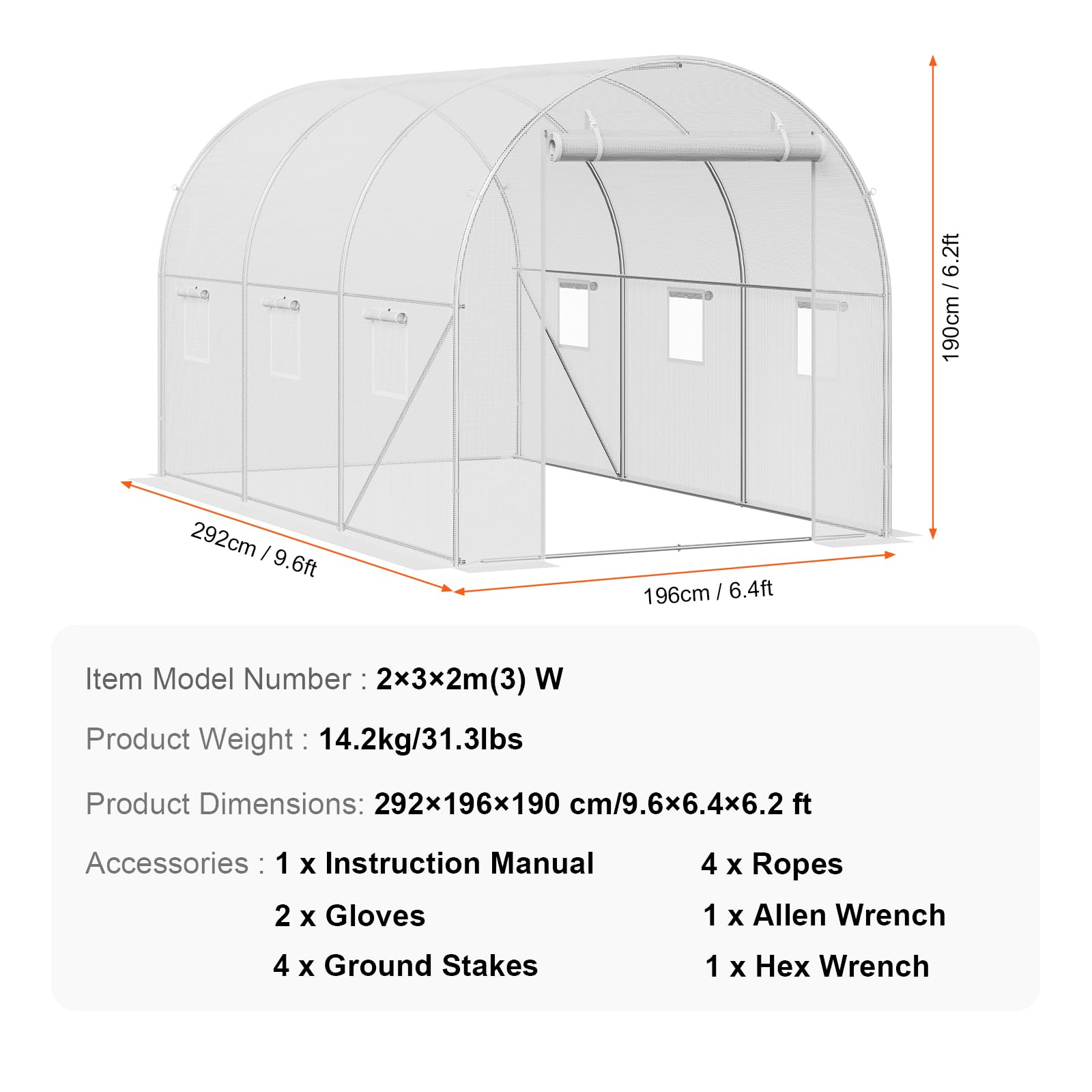 VEVOR galvanized frame poles offer strength for windy conditions