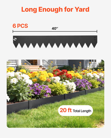 VEVOR landscape edging gloves included for comfortable, ready-to-use setup.