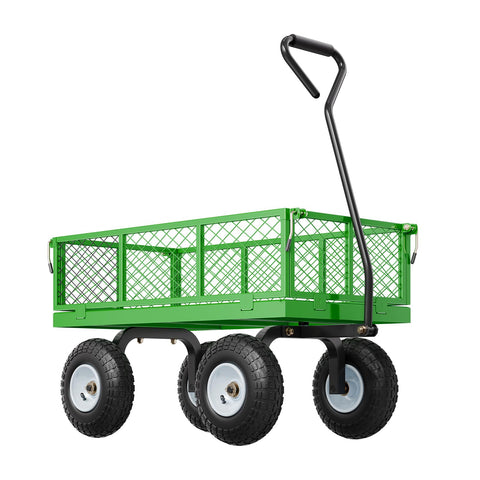 VEVOR garden cart 4.52 cu ft bed supports multiple hauling tasks